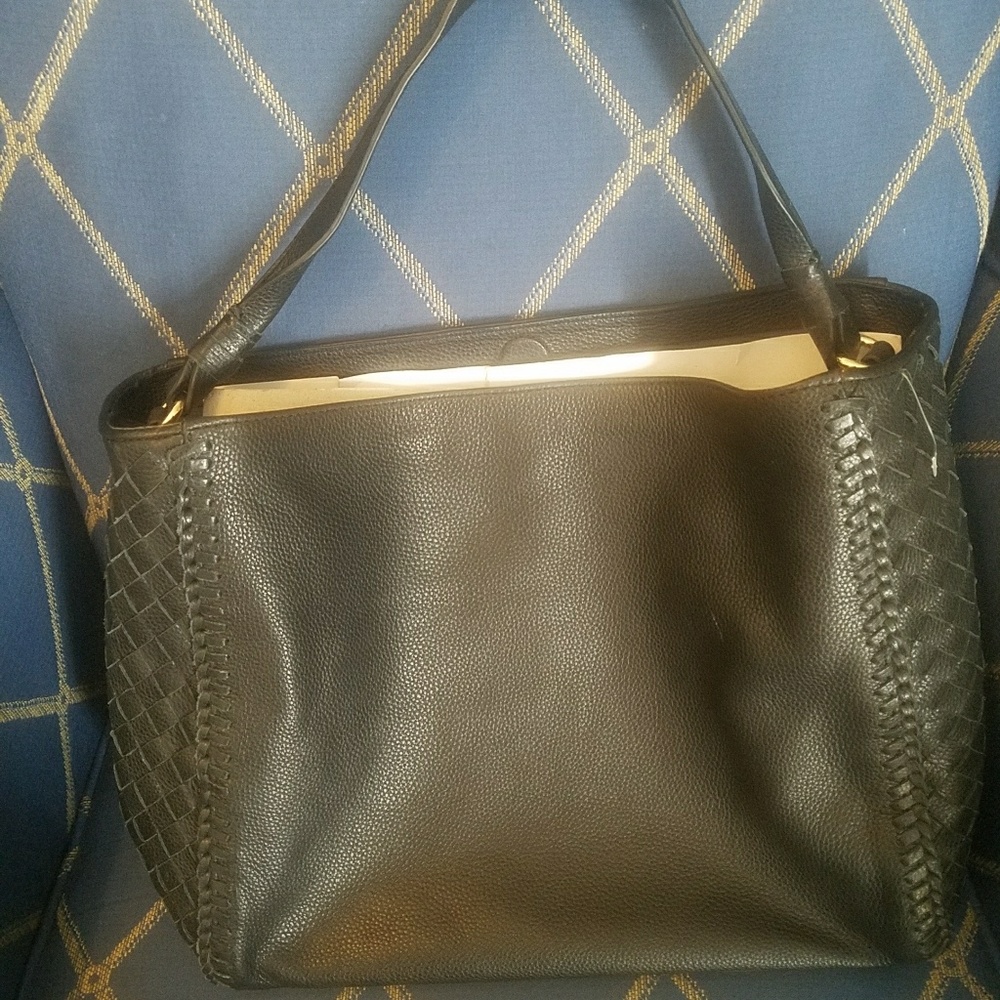 NEW $340 Black Cole Haan Dillan Hobo Bag